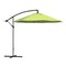 Nature Spring Patio Umbrella Cantilever Hanging Shade with Easy Crank and Base, Outdoor, 10-foot Green 174086AXS - alternate 1